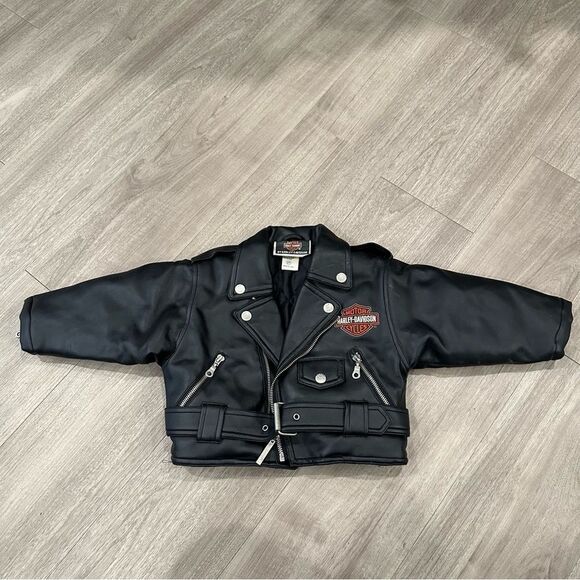 Vintage Harley-Davidson Black Leather Jacket - Picture 3 of 9